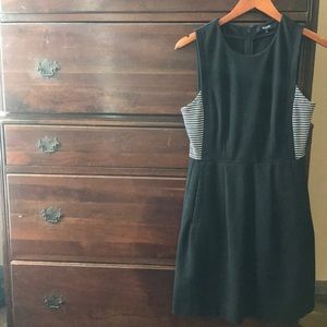 Madewell black ponte dress